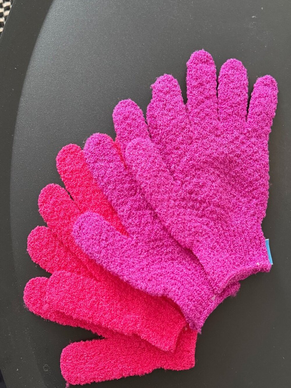 Bliss brand Exfoliating Face and Body Gloves